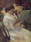 Mary Cassatt Artist in the garden china oil painting artist